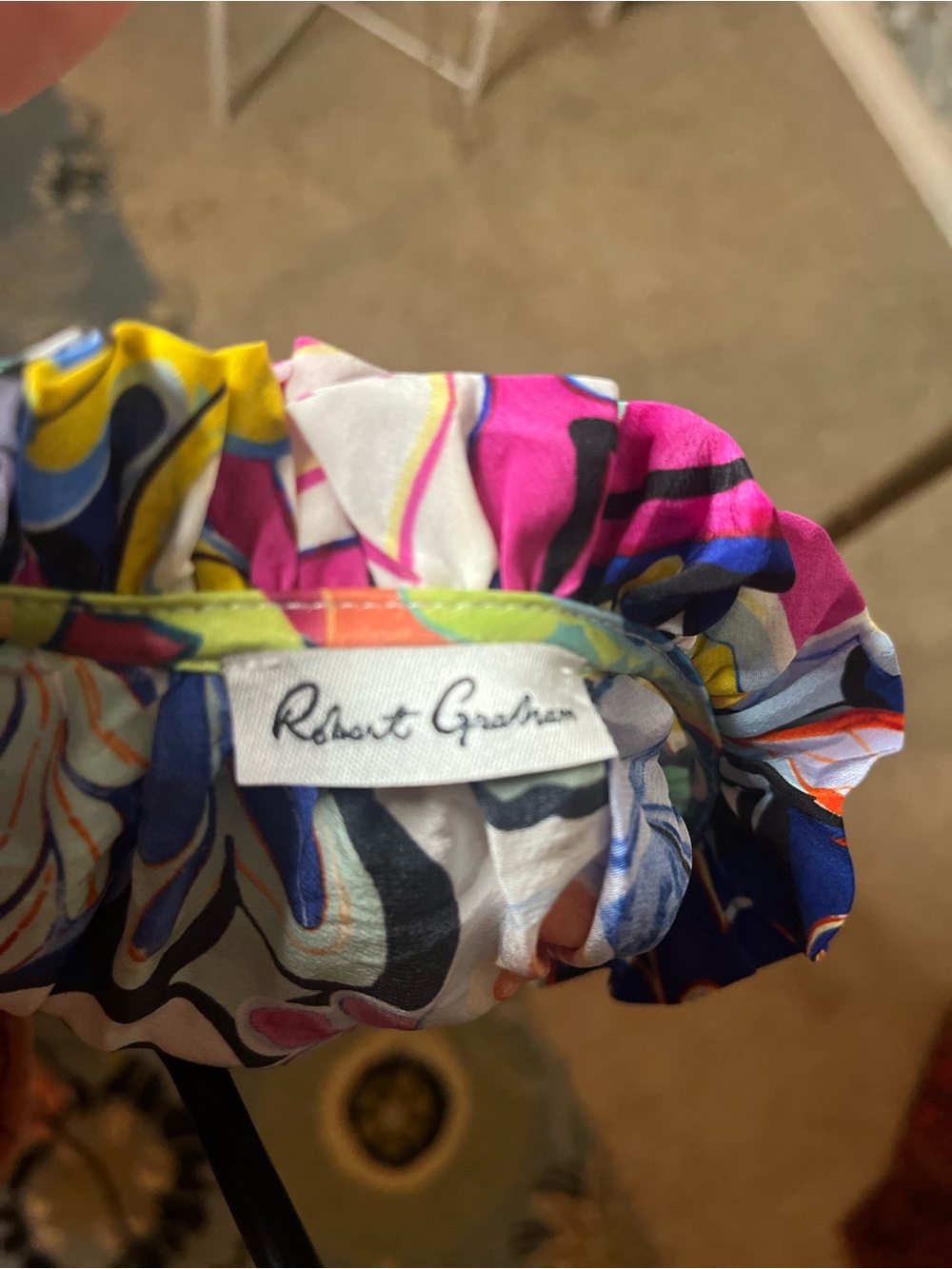 Robert Graham Multicolor Floral Headband Pink Blue Yellow White - Picture 8 of 11